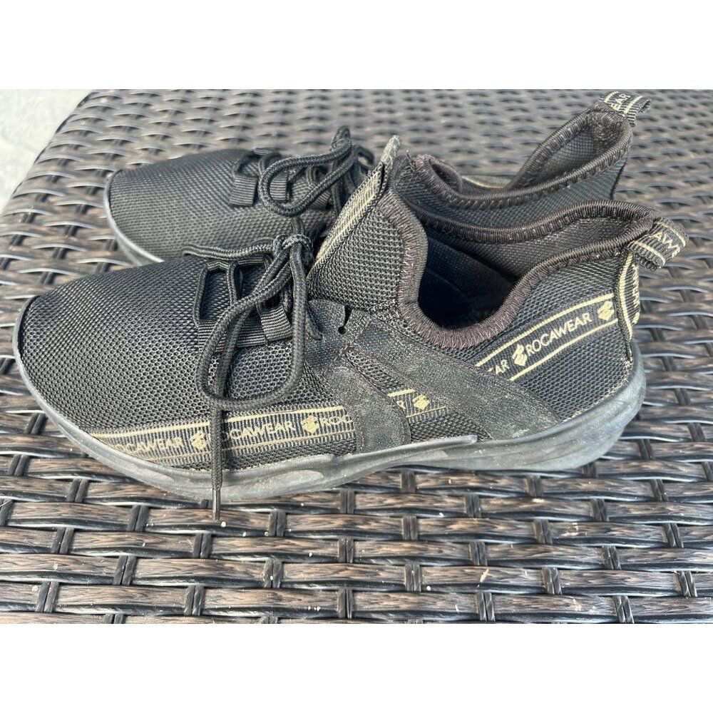 Rocawear Women Black Breathable Mesh Sneakers Size 8